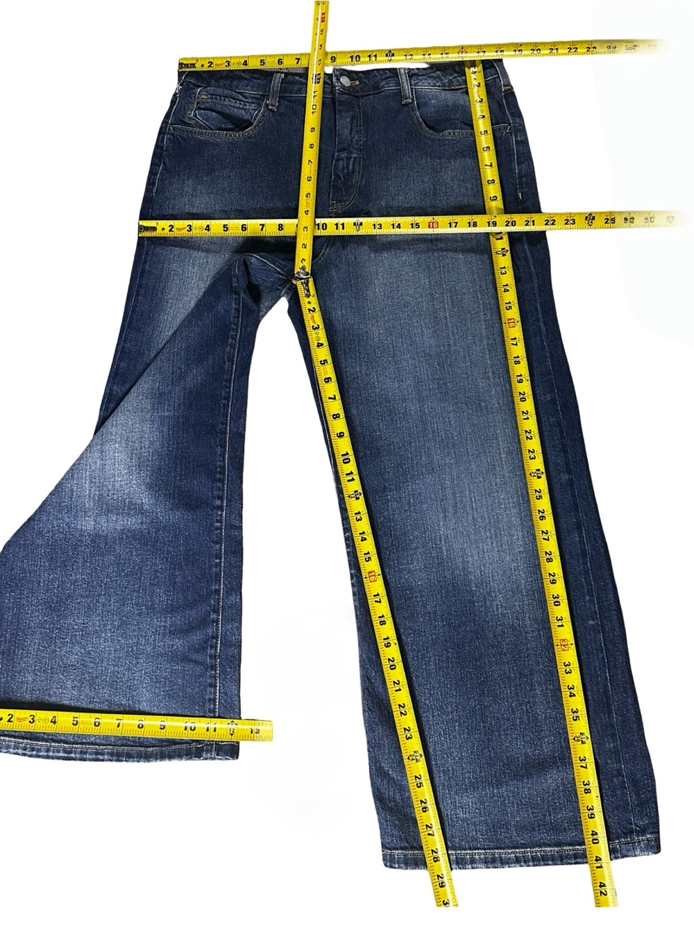 Pilcro Anthropologie Size 32 High Rise Wide Leg Dark Wash Jeans - Picture 12 of 12